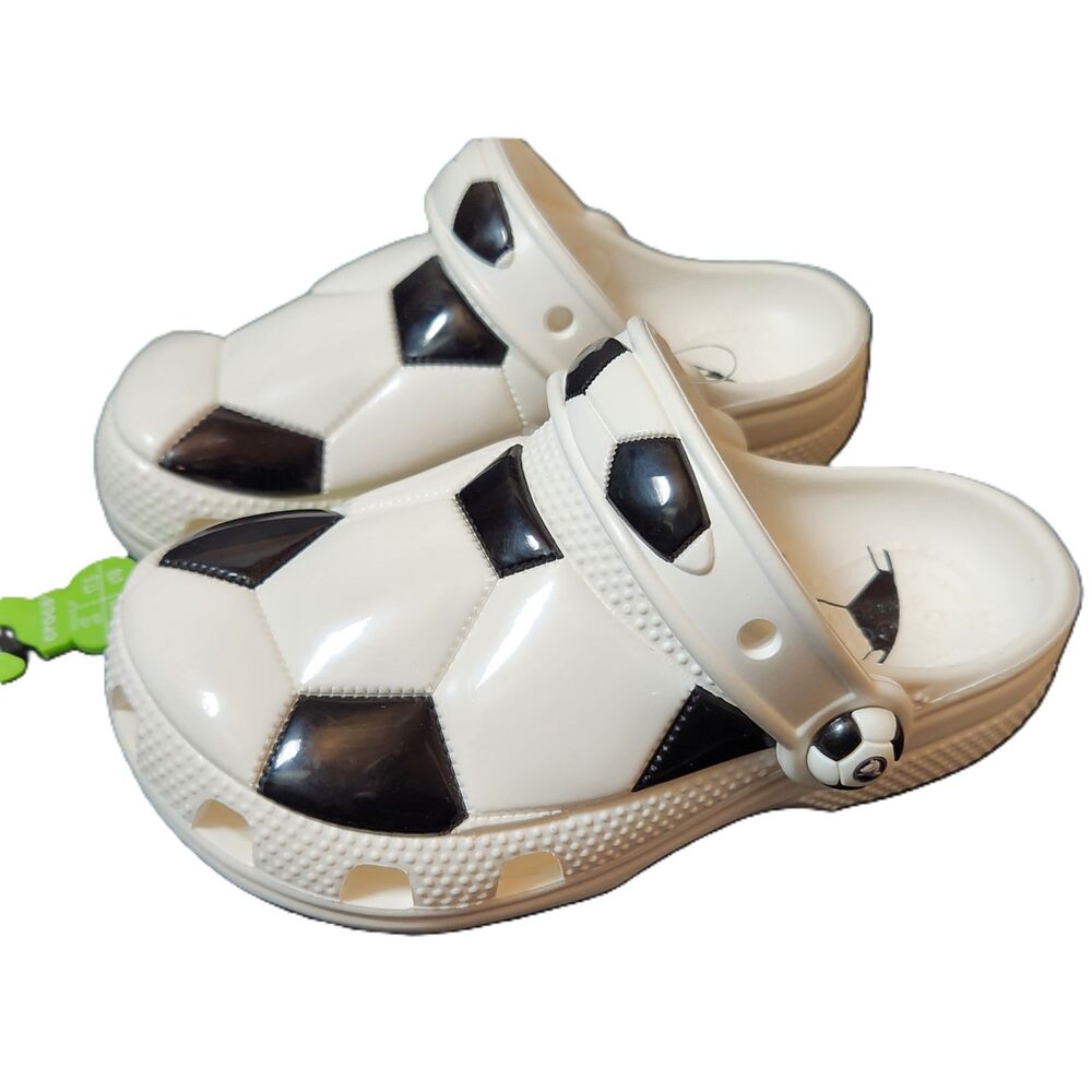 Crocs Soccer Ball Clog Shoes Toddler/Little Kid 10 EU 27/28 New